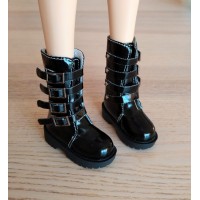SHM062BLK MSD DOC bjd Obitsu 60cm Doll Shoes Buckle Boots Black SHM062BLK MSD DOC bjd Obitsu 60cm Doll Shoes Buckle Boots Black